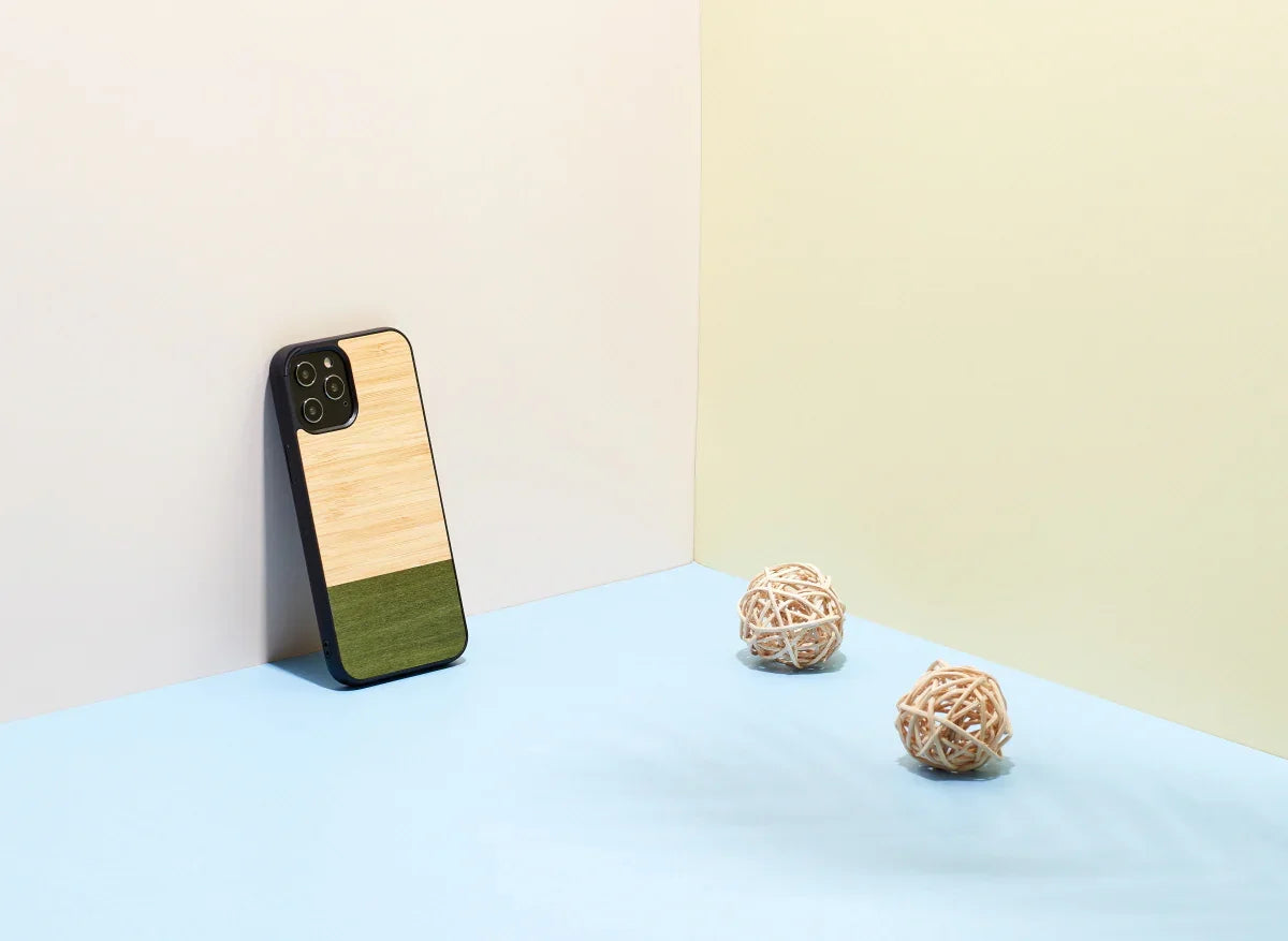 Man & Wood Case For iPhone 12 Pro Max - Bamboo Forest - Tashqila Man & Wood Case For iPhone 12 Pro Max - Bamboo Forest - Tashqila